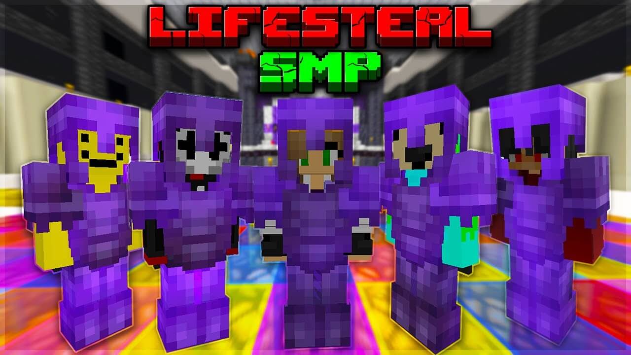 Official LifeSteal SMP Server Logo