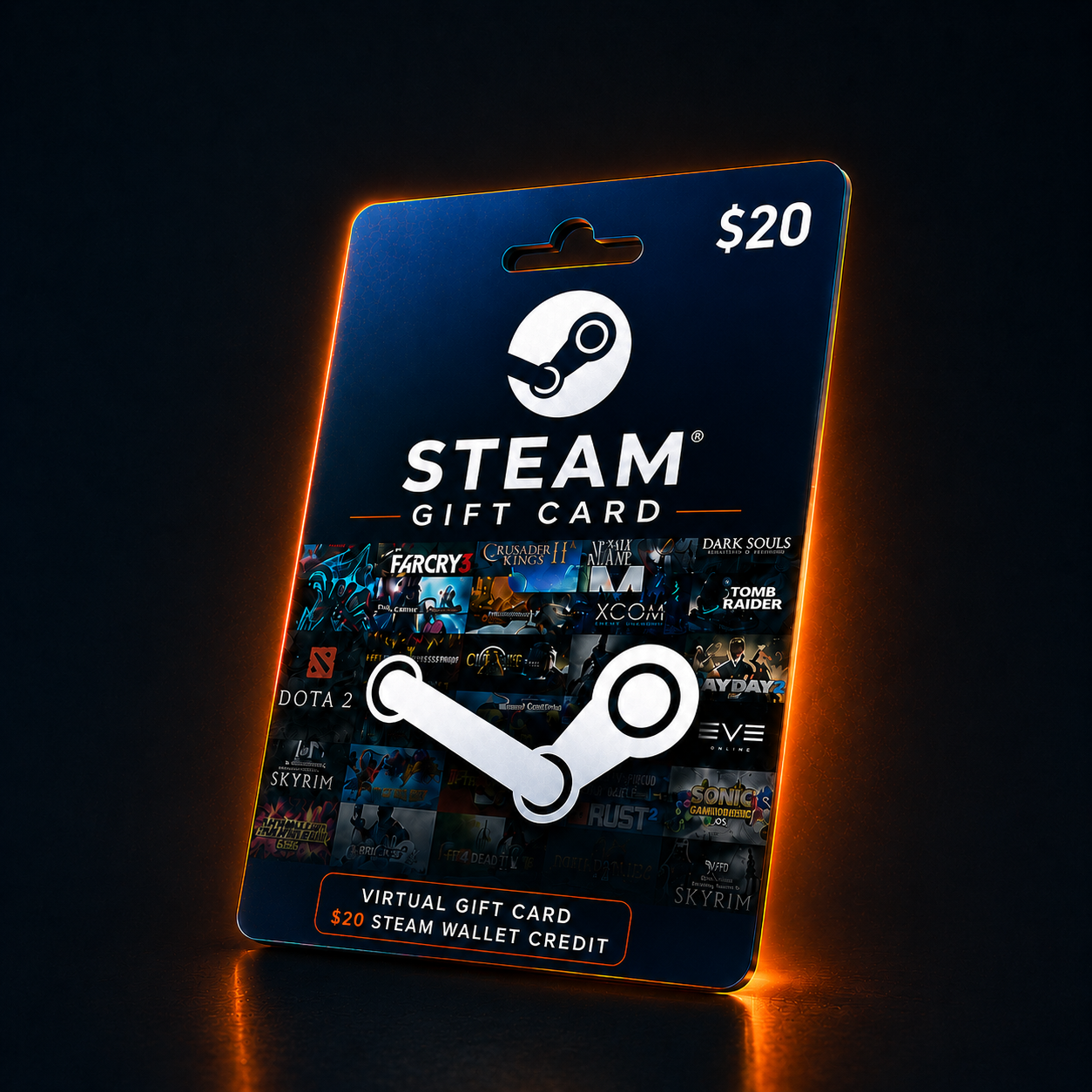 Steam Gift Card reward