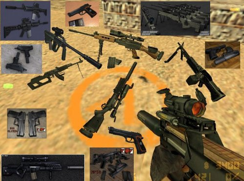  Counter Strike 1.6 Top 3 Weapons