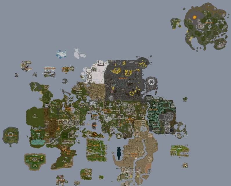 Runescape Map Overview & Guide