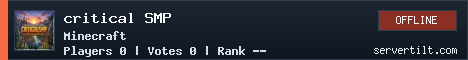 critical SMP server banner