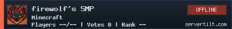 firewolf's SMP server banner