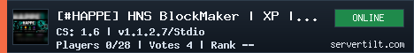 [#HAPPE] HNS BlockMaker | XP | Coins | Built-in Rewards + Events server banner