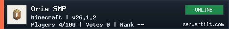 Oria SMP server banner