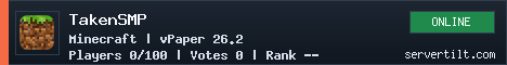TakenSMP server banner