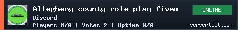 Allegheny county role play fivem server banner