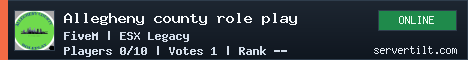 Allegheny county role play server banner