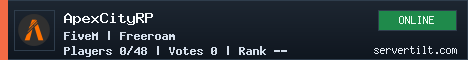 ApexCityRP server banner