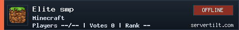 Elite smp server banner