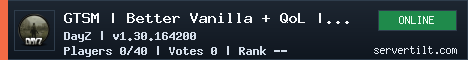 GTSM | Better Vanilla + QoL | Solo/Duo/Trio | 1PP | No-Raid server banner