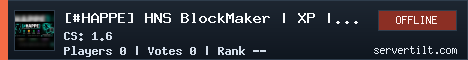 [#HAPPE] HNS BlockMaker | XP | Coins | Built-in Rewards + Events server banner