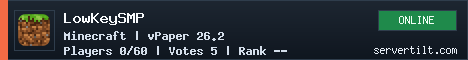 LowKeySMP server banner