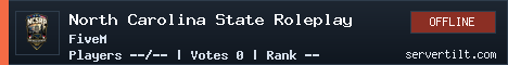 North Carolina State Roleplay server banner