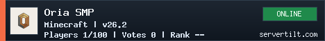 Oria SMP server banner