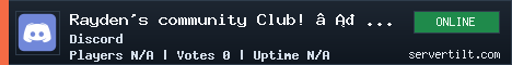 Rayden's community Club! ⚡🐺⚡ banner