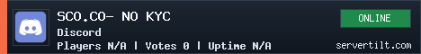 SCO.CO- NO KYC server banner