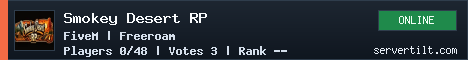 Smokey Desert RP server banner