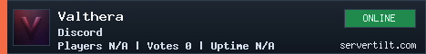 Valthera server banner
