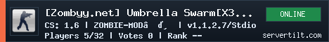 [Zombyy.net] Umbrella Swarm[X3] 24/7 server banner