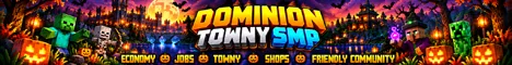 Dominion Towny SMP server banner