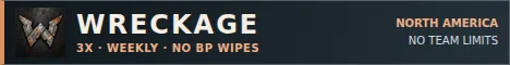 [NA] WRECKAGE 3X | Custom Skinbox & Plugins | Raidable Bases | Weekly | No BP Wipes server banner