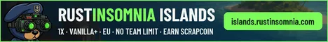Rustinsomnia Islands server banner
