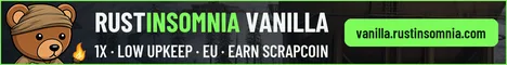 Rustinsomnia Vanilla server banner