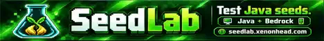 SeedLab – Free vanilla worlds for Java & Bedrock banner